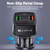 38W Car Charger 2 Usb 2 Pd Type C Fast Charging 3.1A Phone Charge Qc 3.0 Quick Charger Adapter For Iphone 16 15 Laptops Tablets