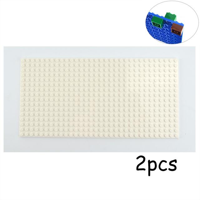 Double-sided Base Plates Plastic Small Bricks Baseplates Compatible with Leduo Dimensions Building Blocks Construction Toys