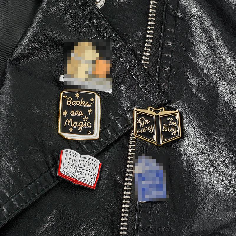 Magic Book Series: Hedgehog Cat Brooch - Creative Badge Ornament