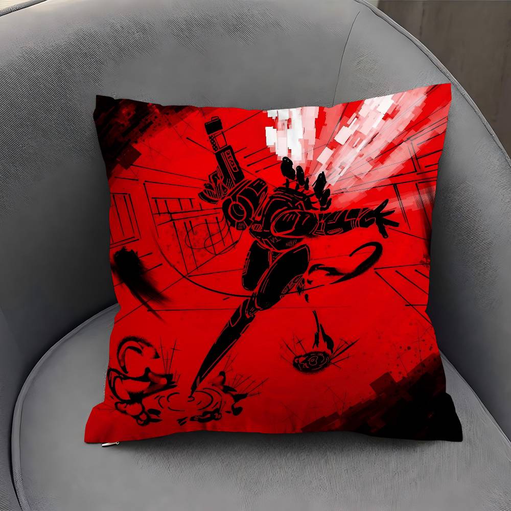 Ultrakill Shooting Game Pillow Gift Home Office Decoration Bedroom Sofa Car Cushion Cover Case 45x45