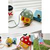 Childrens Cartoon Mushroom Shoulder Bag Waterproof Cute Girls Mini Bag For Toddlers