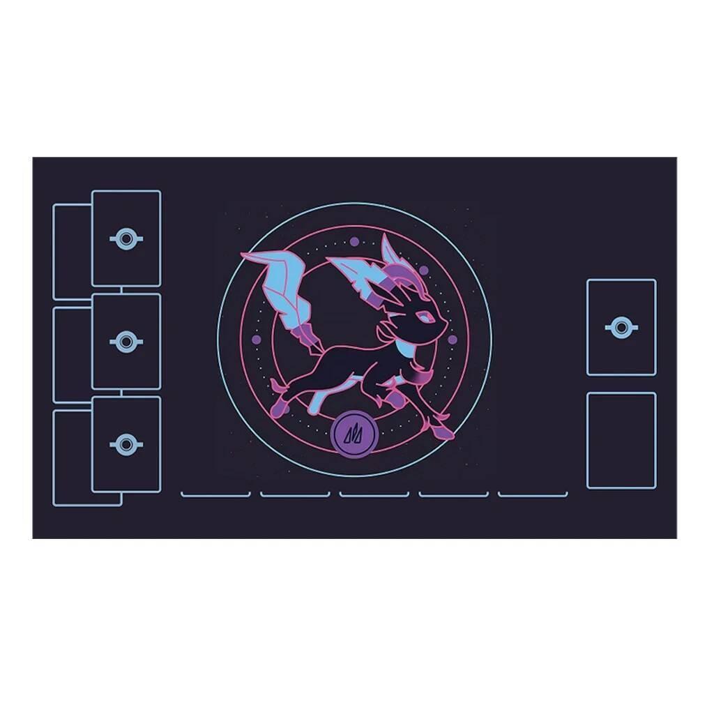 Models mm Diy Pokemon Play Mat Umbreon Sylveon Espeon Battle Card Mat Self Made Nonslip Rubber PTCG Battle Mat