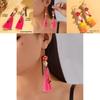 Halloween Skeleton Dangle Earrings With Resin Insect Design For Women