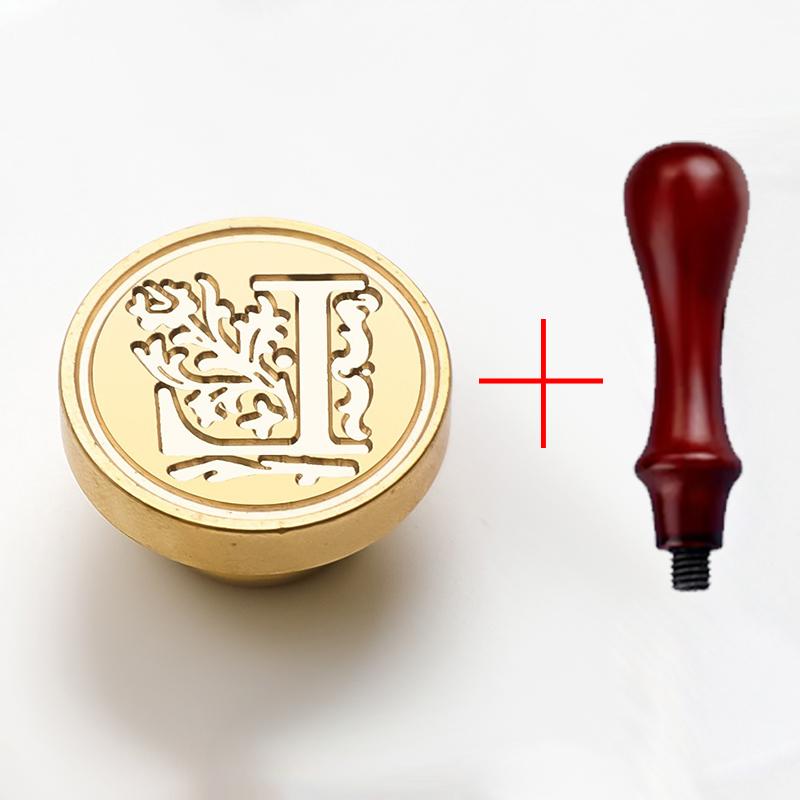 2PCS/SET Vintage Stamp Retro 26 Letters Wax Sealing Stamp Scrapbooking Wax Seal Craft Supplies Invitation/envelop Gift HCZ106-SB