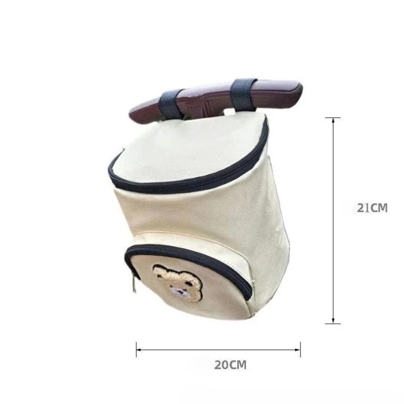 Baby Stroller Saddle bag Cute Baby Carriage Waterproof Feeding Bottle Children Diapers Organizers Stroller Storage Bag Accessories