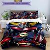 3pcs UFO Robot Grendizer7 Design Cover Set - HD Printed Bedding with 1 Cover and 2 Pillowcases - Perfect for Home and Dorm Decor