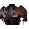 Medieval Shoulders Pauldrons Men Gay Harness Belts PU Leather Body Chest Sexy Cosplay Harness Male Rave Accessories