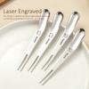 LFGB Certified Pure 316L Stainless Steel Spork 99.9% Anti-bacterial Spoon and Fork 2 in 1 Fashionable Design Party Tableware