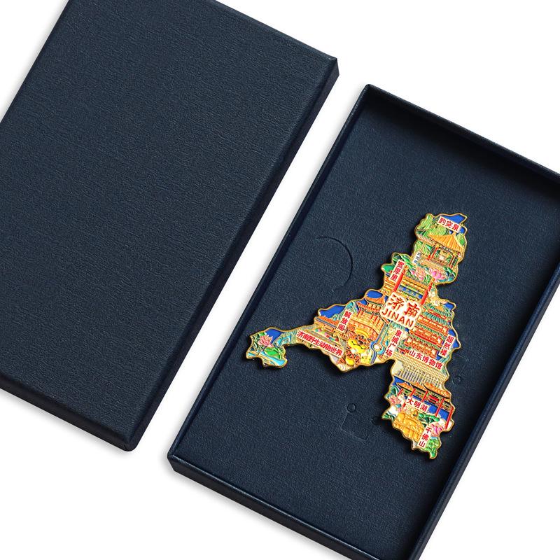 Binzhou Gelber Fluss Turm Magnet, Haifeng Pagode & Zhonghai Park. Kulturtourismus-Geschenk.