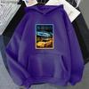 Japanese Anime AE86 Hoodie Initial D Graphic Sweatshirt Men O-Neck Long Sleeves Fashion Casual Drift Racing Women Clothing