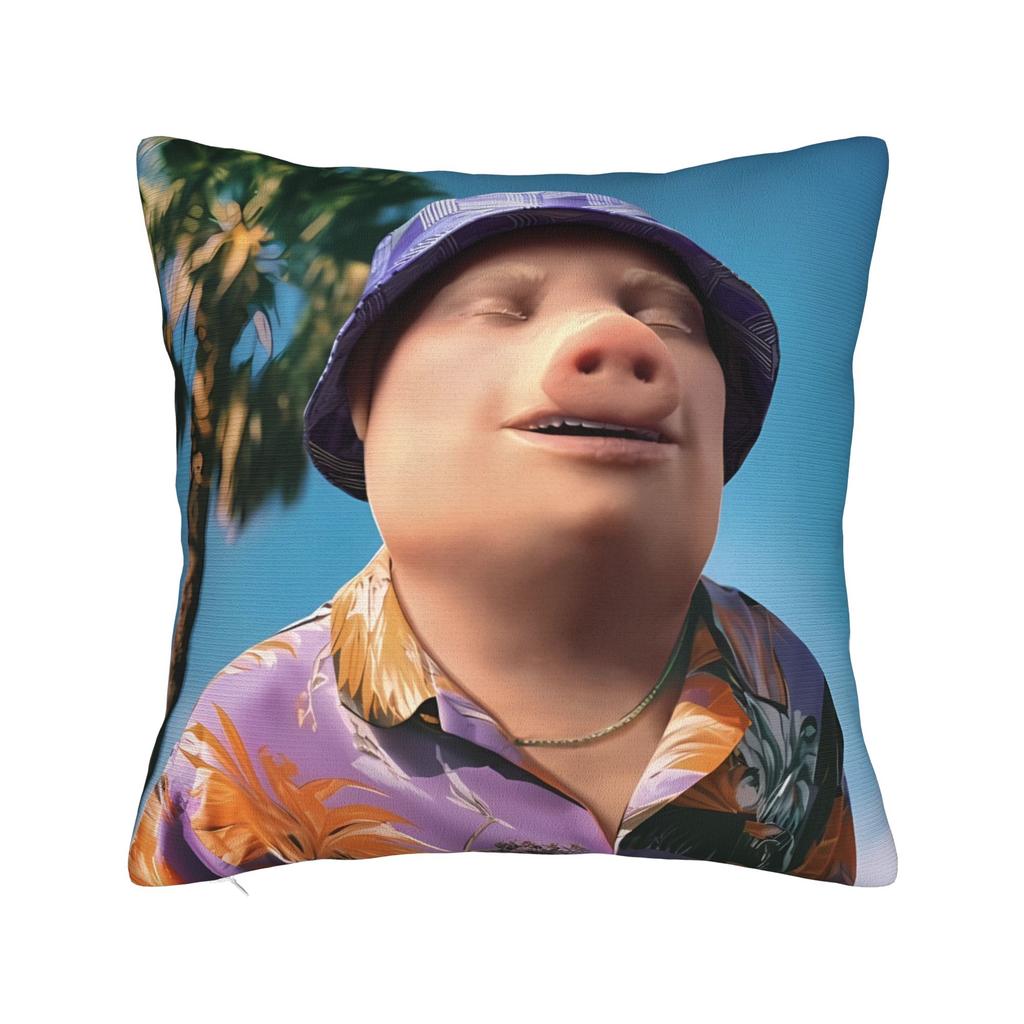 Pillow Case John Pork Calling Art Square  Pillow Cover For Chair Sofa Home Decor Kawaii Pillowcases