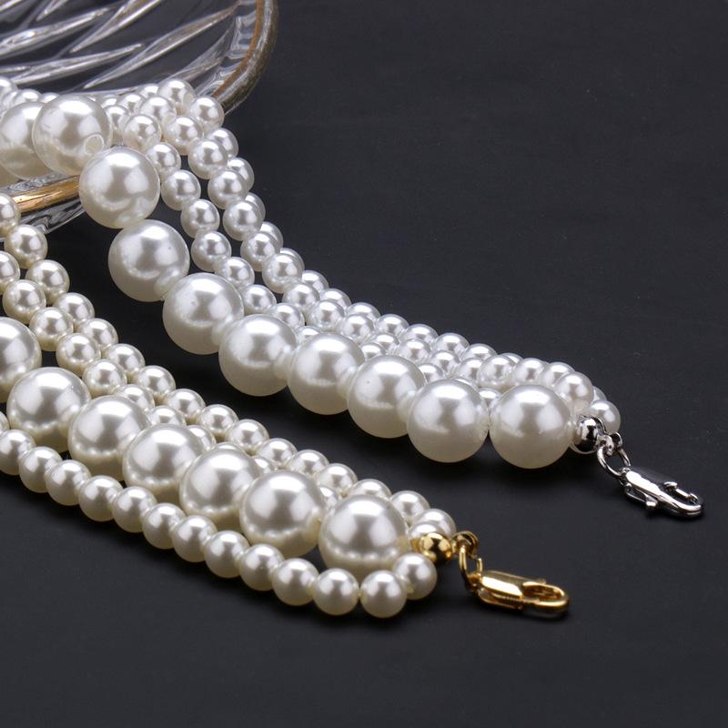 Versatile Multi-Layer Faux Pearl Necklace - Summer Party Accessory with Multiple Styling Options, E-commerce Bestseller