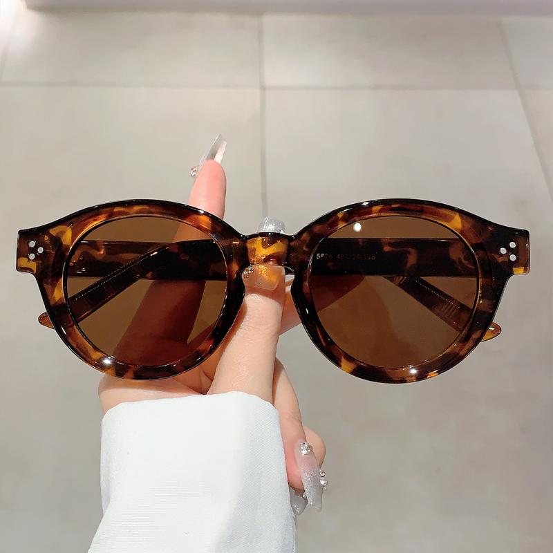Vintage Round Sunglasses  New in Stylish Multi Candy Color Women Shades Trendy Fashion Brand Design Gradient Eyewear