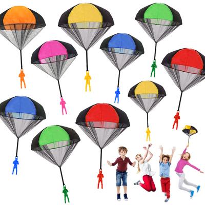 1-6Pcs Parachute Toy Kids Summer Party Outdoor Funny Game Boy Girl Birthday Party Favors Gift for Guests Hand Throw Flying Toy