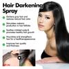 EELHOE black hair spray covers white hair, natural color rendering, supple, shiny, moisturizing, and nourishing hair care spray 100ml