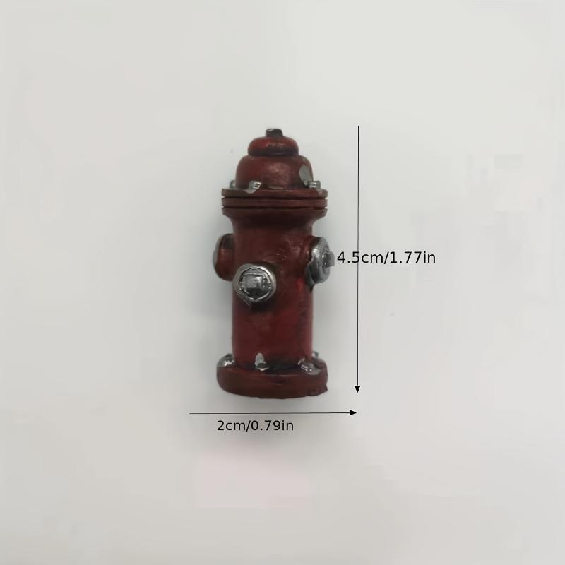 Миниатюрная фигурка из смолы Психологическая песочница Игровой набор Коробка Судебная терапия Пожарный гидрант Декоративные элементы для дома