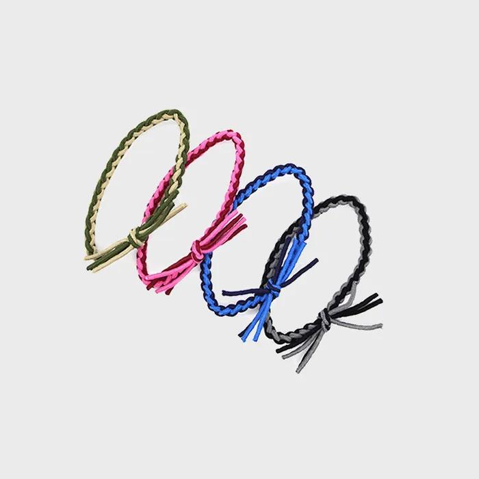 

Скрученные резинки для волос 4 штуки (цвет)