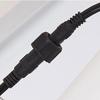 10-20m Waterproof Solar Floodlight Streetlight Extension Cord with DC Male-Female Double Pin Sockets