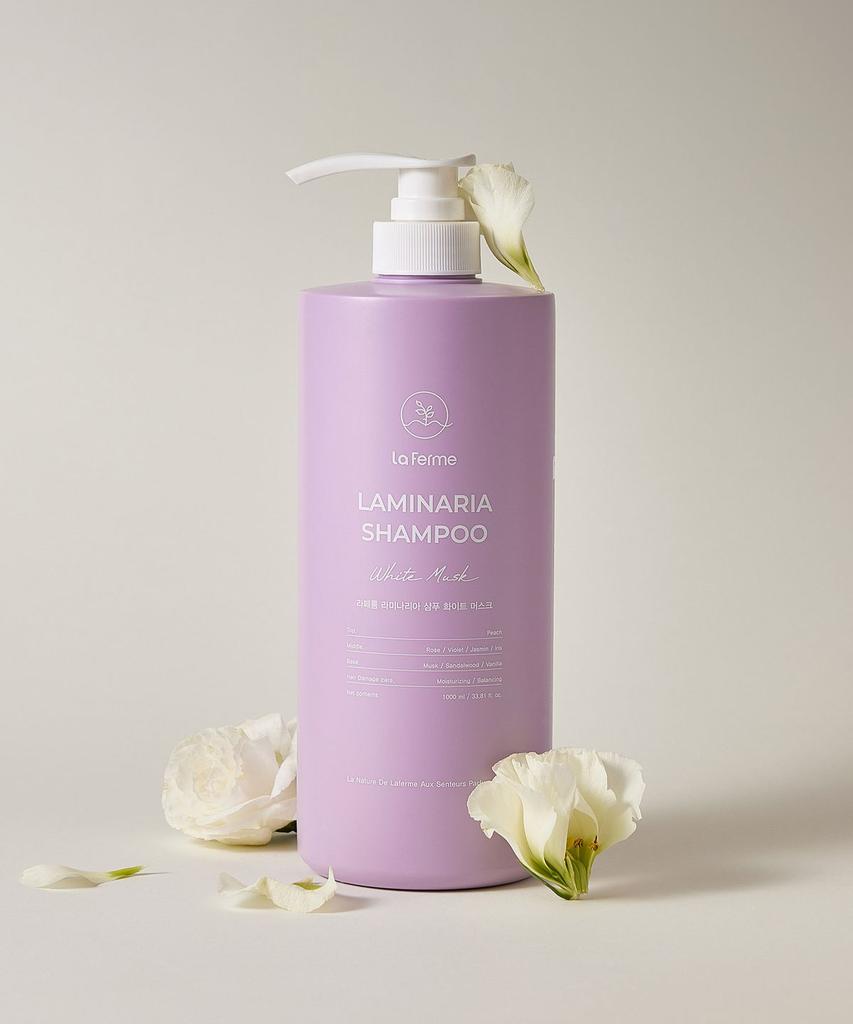 Balsamo Laminaria Muschio Bianco 1000ml (+Kit Campione Gratuito di Shampoo e Balsamo)