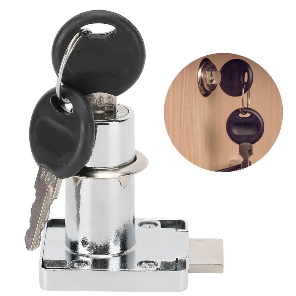 3pcs Universal Drawer Lock Zinc Alloy Cam Lock Security Cabinet Lock Office