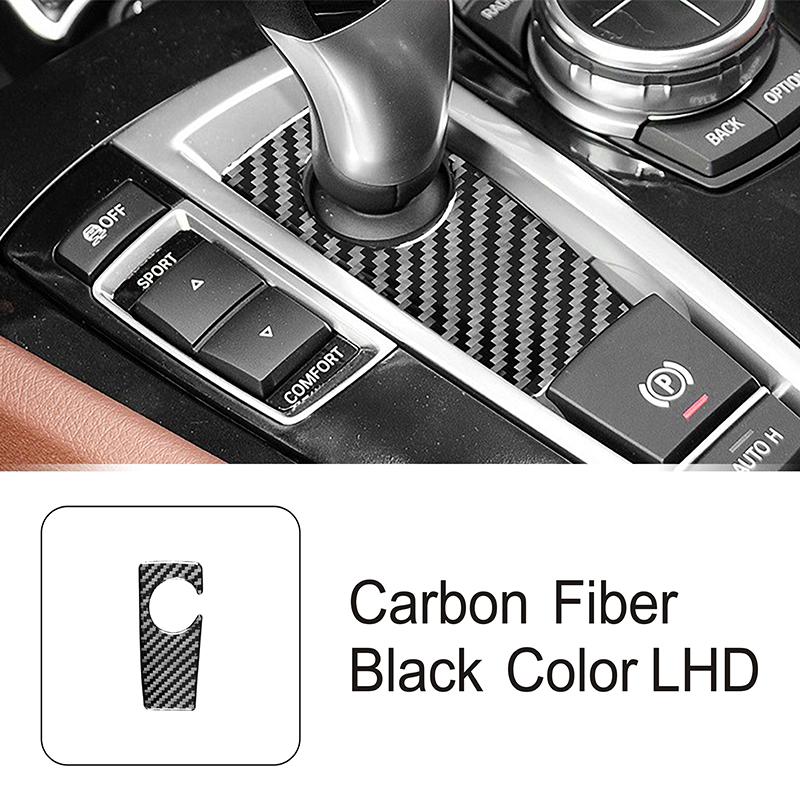 Carbon Fiber Gear Shift Frame Decoration For BMW 5 Series GT F07 2010-2017 Car Styling Window Glass Lifting Buttons Cover