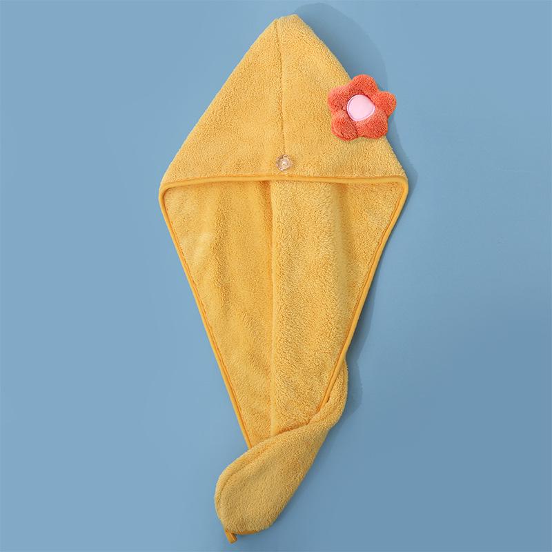 Microfiber Coral Fleece Quick-Dry Hair Wrap Towel