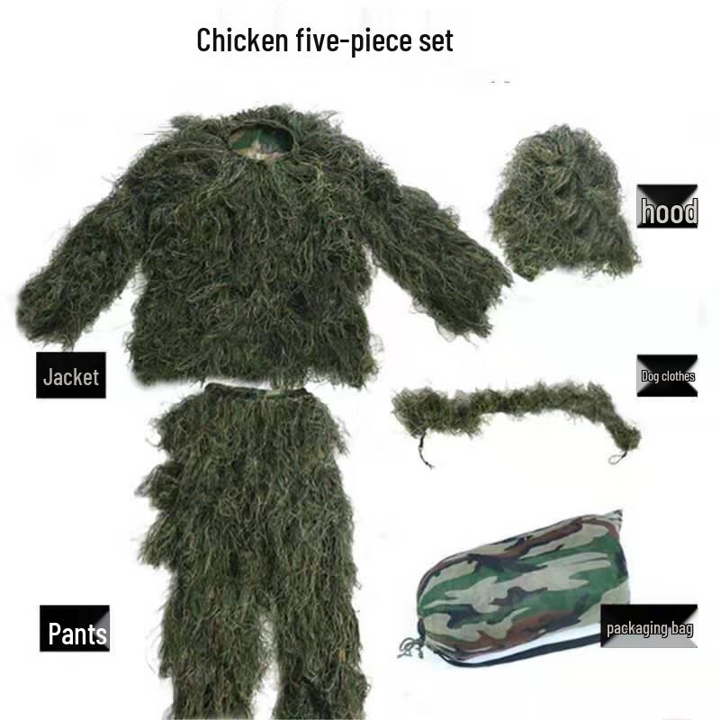 Adult Leaf Camo Ghillie Suit