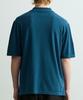 ONNHANS Open Collar Short Sleeve Knit_Teal Blue