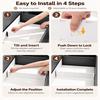8pcs Side Locking Buckle Drawer Organizer Adjustable Storage Organizers  Kitchen Storage
