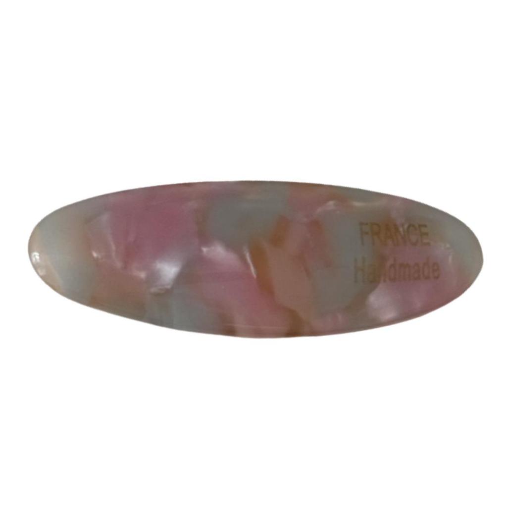 Gold Label Acetate Oval Hair Clip - New Bangs and Side Clip Accessory