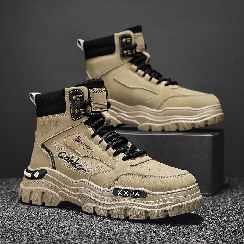 

2024 новые ботинки Martin мужские высокие осенние повседневные походные ботинки на толстой подошве ботинки для мальчиков 44