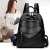 Backpack for Girls, Korean Version, New Fashionable Soft Leather Travel Bag, High-quality Student PU Backpack