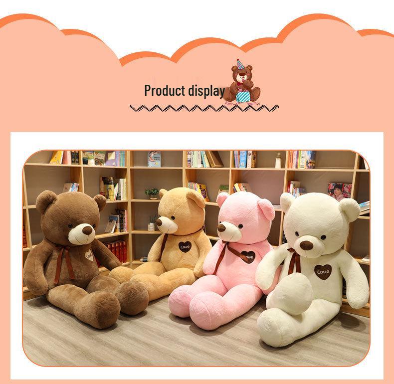 Teddybär Plüschtier - Große Stoff-Panda-Puppe, Umarmbares Geschenk für Freundin oder Kinder, Perfekt für Geburtstage