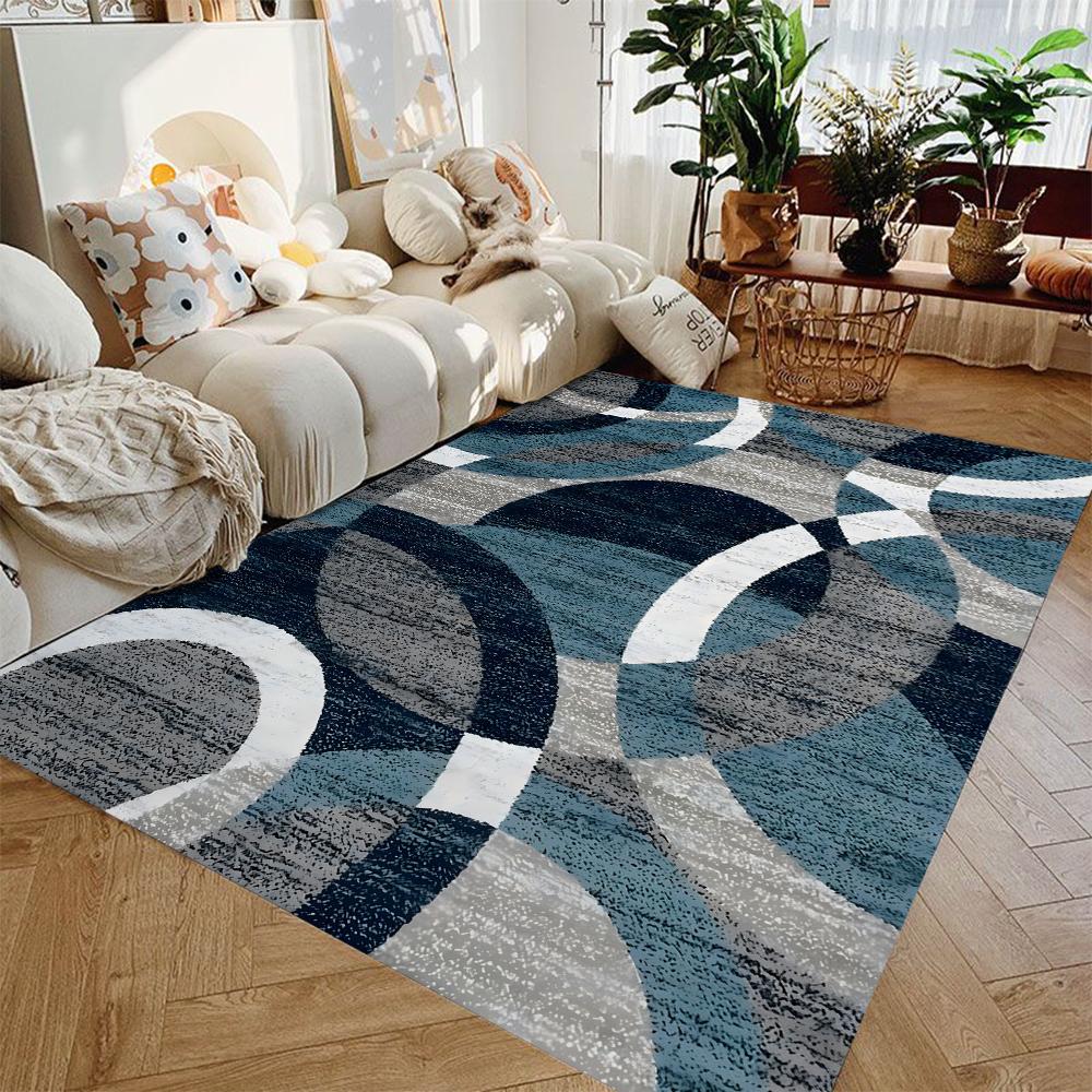 Nordischer geometrischer Teppich für Wohnzimmer, modernes Luxusdekor, Sofa, Tisch, große Teppiche, Badezimmermatte, Alfombra Para Cocina Tapis