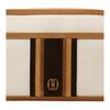 Bally Gare Striped Suede Embroidered Logo Zipper Closure Fabric Crossbody Bag Men Bags Beige 6304838