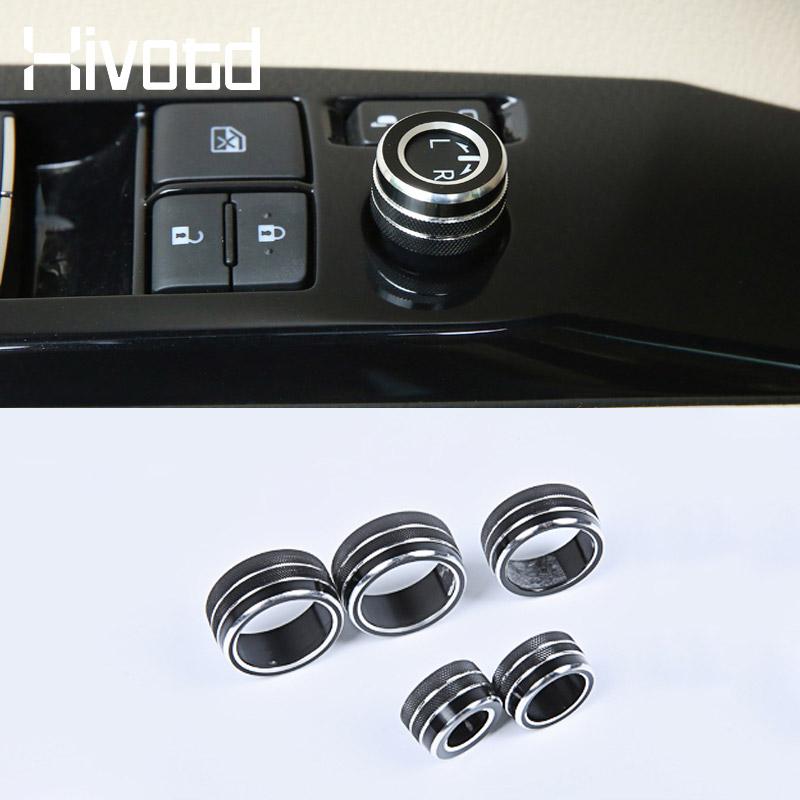 For Toyota Camry Switch Car Air Conditioning Knob Audio Button Cover Control Adjust Stickers Decoration Accessories Parts