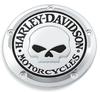 Chrome Skull Derby Cover for and Trikes Harley-Davidson Dyna, Softail, Touring, (25441-04A)