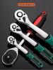 24/72 Tooth Quick Ratchet Wrench 1/2 1/4 3/8 3 Size Flying Wrenches Two-way Socket Wrench Repair Tools for for Vehicle Bicycle