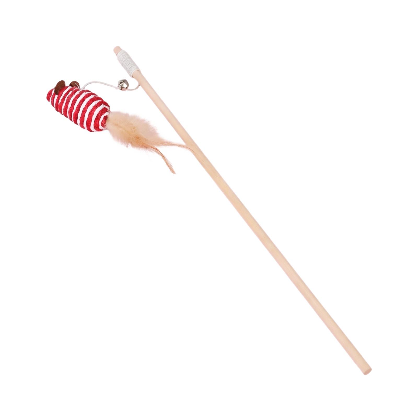 

Toys, Wooden Poles, Teasing Sticks, Cats, Self Pleasure,boredom, With Bells, Resistant, Young Kittens, Physical Exertion, Pet Toys One Size червоний