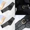 Elegant Womens Leather Belt For Dress And Coat With Elastic Waist Cinch For Office Wear