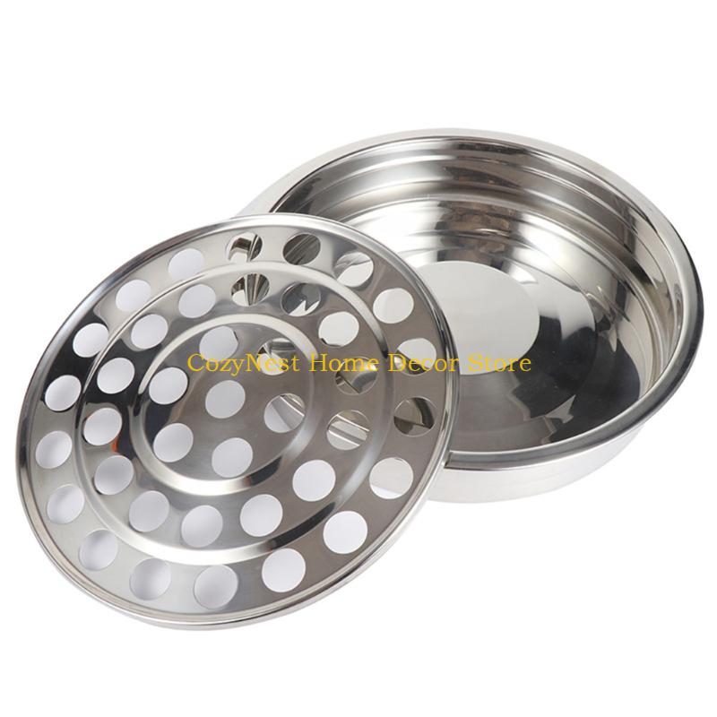 92MF Church Communion Serving Tray 39 Compartments Stainless Steel Easy to Use Dish
