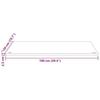 VidaXL Dessus de bureau blanc 100x50x2,5 cm bois massif de pin 824456