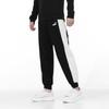 Puma Fleece Blocking Jogger Pants With Side Color Block And Knit Fleece Lining Men Bottoms Black 534938-01