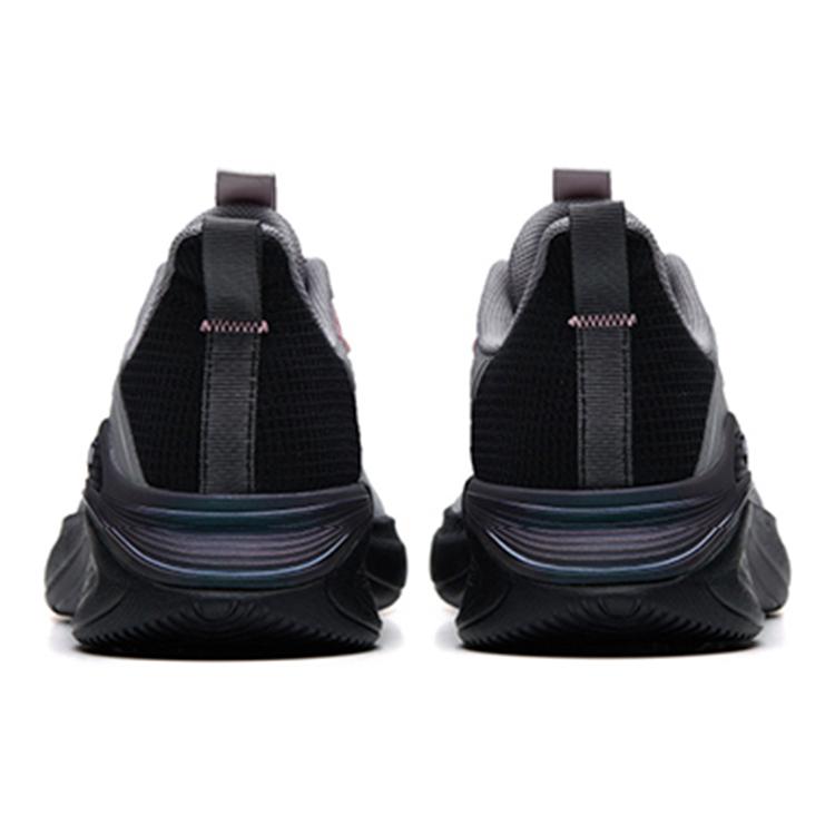 New Anta Running Collection Cushioning Anti Slip And Wear Resistant Low Top Running Shoes Women's Black Gray Red 122235565-5