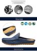 Herren Übergröße Geschlossene Zehenpartie Outdoor-Sandalen: Atmungsaktive & Modische Sommer-Slip-Ons