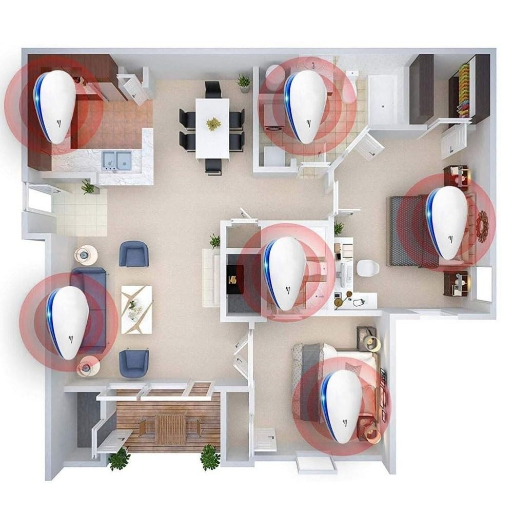 Anti Bug Pest Repeller Plug In Pet Repeller New Ultrasonic Repeller Household Pest Control