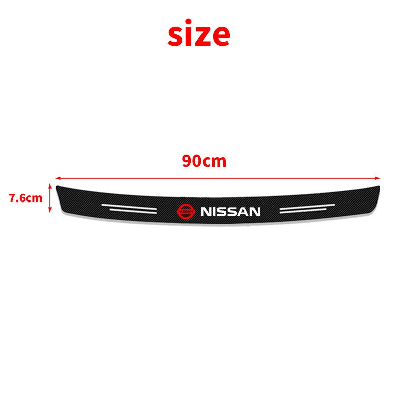 

New Carbon Fiber Car Door Threshold Protector Stickers Waterproof For Nissan X-Trail T32 T31 Qashqai Tiida Teana Car Styling