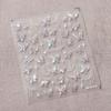 Shell Light Blue Butterfly Nail Art Sticker New Broken Purple Butterfly Beautiful Nail Sticker