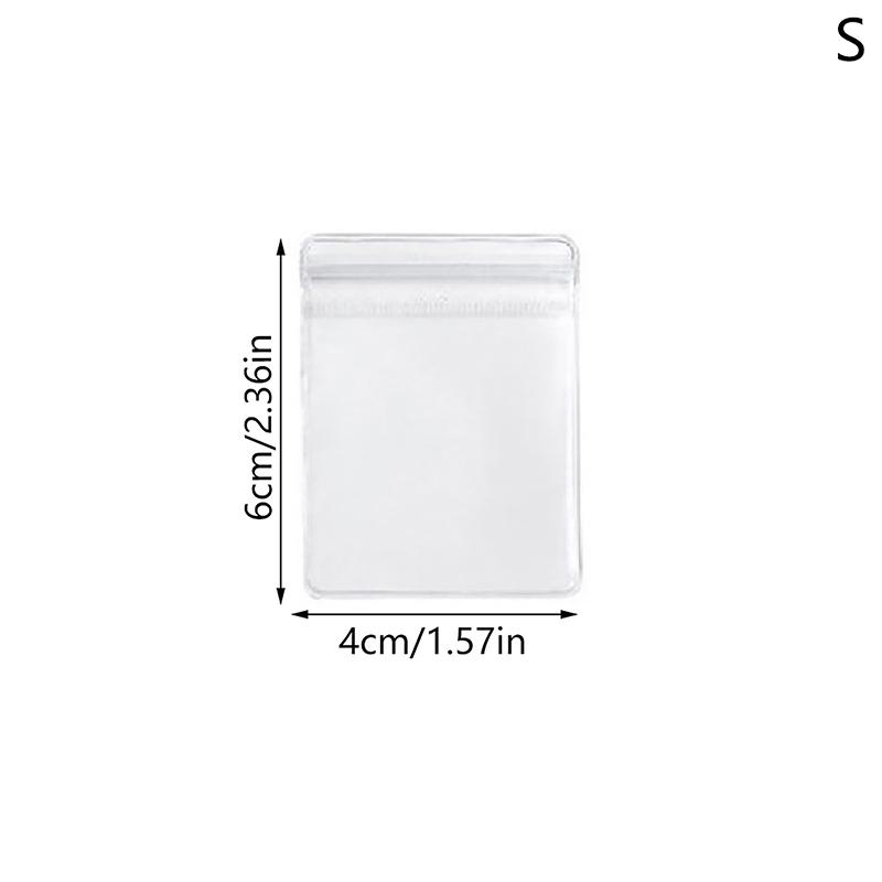 

10 шт., сумка для хранения ювелирных изделий, коробка, антиокислительный прозрачный органайзер для ювелирных изделий для серег, ожерелья, браслета, держатель для колец, сумка на молнии