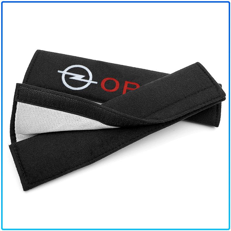 2Pcs Car Seat Belt Cover Styling Cotton Safety Shoulder Protector For Opel Crosa D Astra H Insignia Astra J Zafira B Mokkaastra Vivaro Astra G